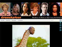 Tablet Screenshot of crunchyface.com